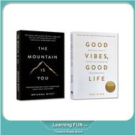 2 Books Good Vibes Good Life + The Mountain Is You หนังสือ