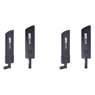 (BIGY) 4PCS 5G/3G/4G/GSM Full Band Omni Wireless Smart Meter Router Module Gain 40DBi Antenna Black 