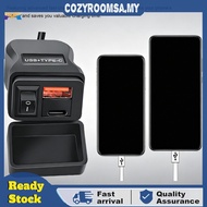 Motorcycle USB Charger Dual USB Type C PD & QC 3.0 Motorcycle Phone Charger