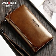 [Authentic Vihill] dompet beg tangan lelaki berzip panjang beg telefon bimbit dompet perniagaan cengkaman beg lelaki pas