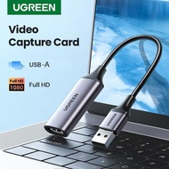 UGREEN Video Capture Card 4K HDMI to USB-A HDMI Video Grabber Box for Camera DVD Live Stream Record