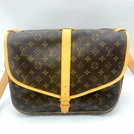 Louis Vuitton 經典SAUMUR 35，中號雙子星，路易威登，LV，斜背包，公事包，旅行包，正品，現貨，免運