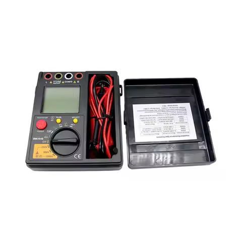 BM3548 Digital Insulation Resistance Tester with 250V 500V 1000V Test Voltages and Multimeter Functi