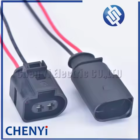 2 Pin 3.5mm Auto waterproof wiring harness connector Plug 1J0973722 1717692-1 8D0973822 1J0 973 722