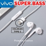 VIVO Headset Type C Super Bass Original For Vivo iQOO 13 iQOO 12 iQOO 12 Pro iQOO 11 iQOO 11 Pro iQO