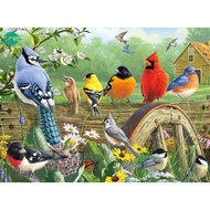 DIY 5D Full Drill Diamond Painting Kit, Garden Bird (Set by Number) Digital Painting Round Diamonds,