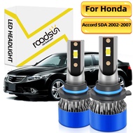 【For Honda】Accord SDA 2002-2007 LED Car Headlight Bulbs 1 Pair Headlamp 6000K White 11000LM Super Br