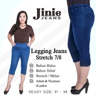 Jinie Jeans Legging 7/8 Jumbo Elastic Waist Jegging Jeans Cheap - Legging Jeans 7/8 Stretch