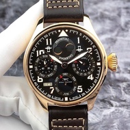 Iwc Pilot IW 5026.17million Calendar Men's Watch 18K Rose Gold Big Airplane Automatic Mechanical Men's Watch