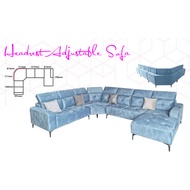 Headrest Adjustable Sofa Hr-469