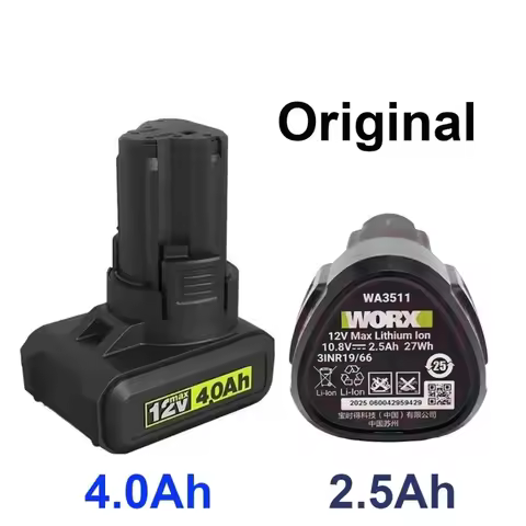 Original 12V 2.5Ah Li-ion battery for WORX Kress 12V WU280 WX128 WX129 WX540 WU127 WU128 WU130 WU131