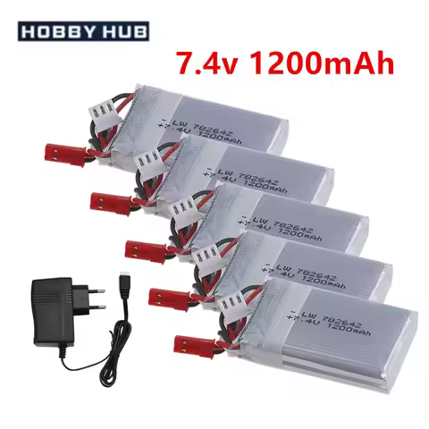 7.4v 1200mah Lipo Battery For Mjxrc X600 Upgrade 2s 1000mah 25c Lipo Battery For Toys Remote Control