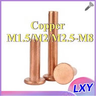 Copper countersunk head rivets GB869 percussion type flat head flat cone head solid rivets Copper d 