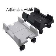 CPU Stand With Wheel 360 Rotating Pc Tray Desktop wheels cpu rack Computer Case Holder Trolley rolle