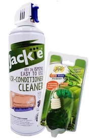 JACKIE 3 IN 1 AIRCON CLEANER 500ML + JAPE CAR &amp; HOME FRESHENER 9ML