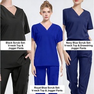 Breathable Performance Scrubs for Women 4-Way Stretch Top & Pant for Healthcare Workers