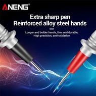 [countless1.sg] # 2pcs Digital Multimeter Test Probes Pen Wire Needle Tip Multi Meter Accessorie