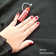Henna Pewarna Kuku Merah Maroon Alami "HENNAKU' Kutek Muslimah Halal Sah Untuk Sholat Dan Bervitamin