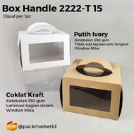 BOX TART HANDLE 22x22xH15cm/Tend Tart Box