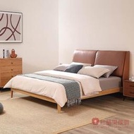 [紅蘋果傢俱] 梣木家具 MF-N143 床架 實木床 實木床架 六尺床 雙人加大 日式床架 侘寂風