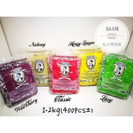 Hudson’s Eumenthol Drops/Hudson’s Candy 1.2kg (400’S +-）