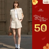 Set bomber jacket with cross-fits, round pockets 5B01 Shorts with cross-fit hem 3S04 set Jacket bomb