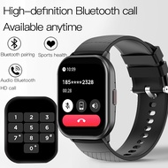 OLEVS Smart Watch jam kalkulator Persegi Smartwatch Sport Pria Touch Screen Wanita Hp Android Pintar