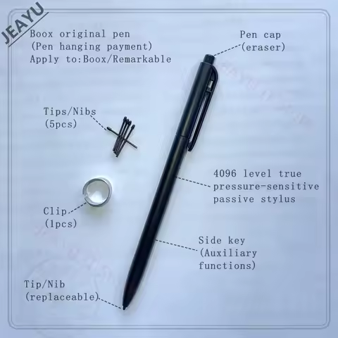 Remarkable 2 Pen with Eraser EMR Stylus for Remarkable 2/Samsung Galaxy/Kindle Scribe/Boox/Wacom Tab