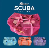 Nautilus Seven-Color Diving Net Bag Waterproof Gear Bag for BCD Regulator Fins Storage Outdoor Campi