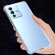 Vivo V23 5G / V21 4G / 5G / V21E Transparent TPU Protection Shockproof Case Cover Casing