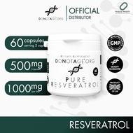 Resveratrol (60 แคปซูล) Do Not Age 1000 mg. (Trans-resveratrol 1000 mg.) เรสเวอราทรอล