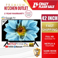 【Own Truck Delivery】Sharp 42 Inch AQUOS Full HD Google TV 2TC42EG1X | Klang Valley Only | Android TV