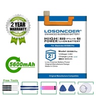 LOSONCOER Battery  5600mAh 466182PU BV 5500 BV5500  For Blackview BV5500 Pro 5.5" Mobile Phone Batte