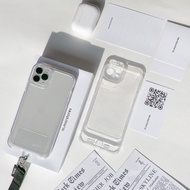 เคสใสเคสกันกระแทก iPhone 7/8 Plus-14 Pro Max เคสโทรศัพท์+ สายคล้องคอ + กระเป๋า จัดเป็น BOX SET