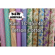 Kain Cotton TC (Tetron Cotton) Bidang 48" (Cotton+Polyester)