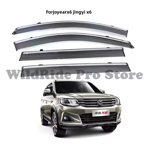 1 set specifically designed for Dongfeng Fengjing X6 Joyear X6 injection molded rain guard window ra