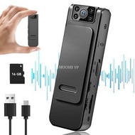 Others - BILIBON 16GB迷你數位語音錄音筆記本內建相機，可充電式磁性隨身錄音筆記本，內建WiFi可連接手機，相機可調節至90°，廣角錄影1080p HD