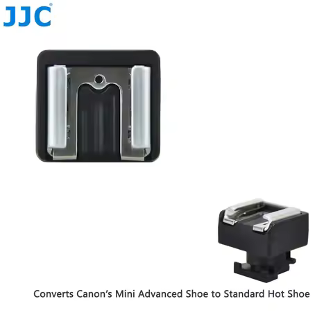 JJC MSA-1 Mini Advanced Hot Shoe To Universal Shoe Adapter for Canon Vixia HF M30HF M300 HF M31 HF M