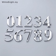 # WBMY #  Self Adhesive Door Number Sign House Number Digit Apartment Hotel Office Sticker .