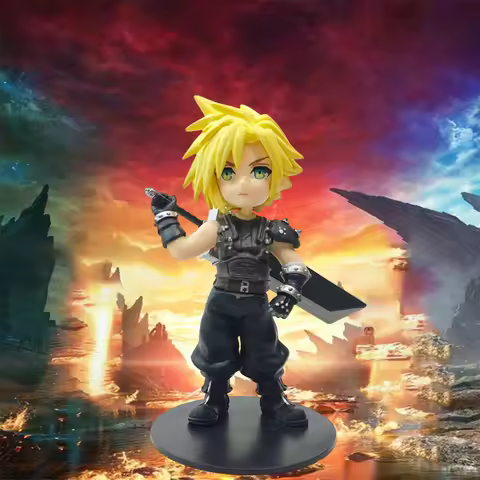 Final Fantasy 7 Rebirth Q Edition Claude Handmade PVC Model Ornament Gift Christmas