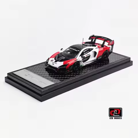 In Stock LCD Models 1:64 McLaren Senna GTR Diecast Model Car. Ayrton Senna tribute livery #12, premi