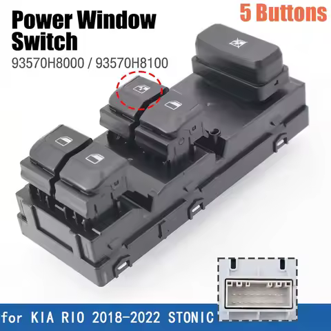 93570-H8000 for KIA RIO 2018 2019 2010 2011 2022 KIA STONIC Driver Power Window Switch Car Door Clos