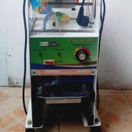 mesin cup sealer bekas kondisi mulus dan berkualitas