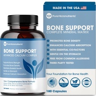 Calcium Supplement for Women & Men - Calcium Citrate & Hydroxyapatite + Vitamin D3 K2 Magnesium Zinc
