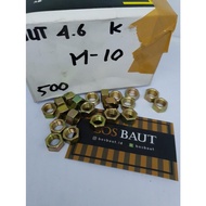 M 10 Yellow Iron Nut - 4.6 Yellow Iron Nut