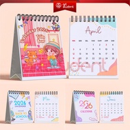 SOUVENIR SITTING CALENDAR 2026 AESTHETIC DESK CALENDAR, B7 SIZE CALENDAR CUTE 2026 MINI CALENDAR
