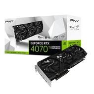 PNY GeForce RTX 4070Ti SUPER 16GB VERTO OC 3FAN GDDR6X PCIe 4.0 3-Slot 3 Fan Graphics Card VCG4070TS