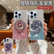 Rotating Top Magnetic Bracket Airbag Shock-Resistant Phone Case VIVO X100 Pro X200 Y39 Y04 X200Pro V