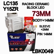 LEO BODY + 13 BLOCK LC135 Y15ZR RACING BLOCK 73MM＋13.5 BODY  BLOCK LC135 LEO