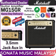 Marshall MG15GR 15 Watt 1 X 8" Electric Guitar Combo Speaker Amplifier with Reverb Amp (MG15R)